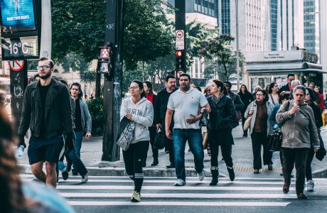 people walking on pedestrian lane during daytime